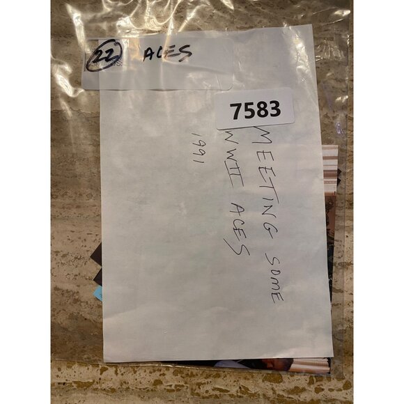 Meeting Some WWII Aces 1991 Vintage Photograph Collection - Picture 2 of 2